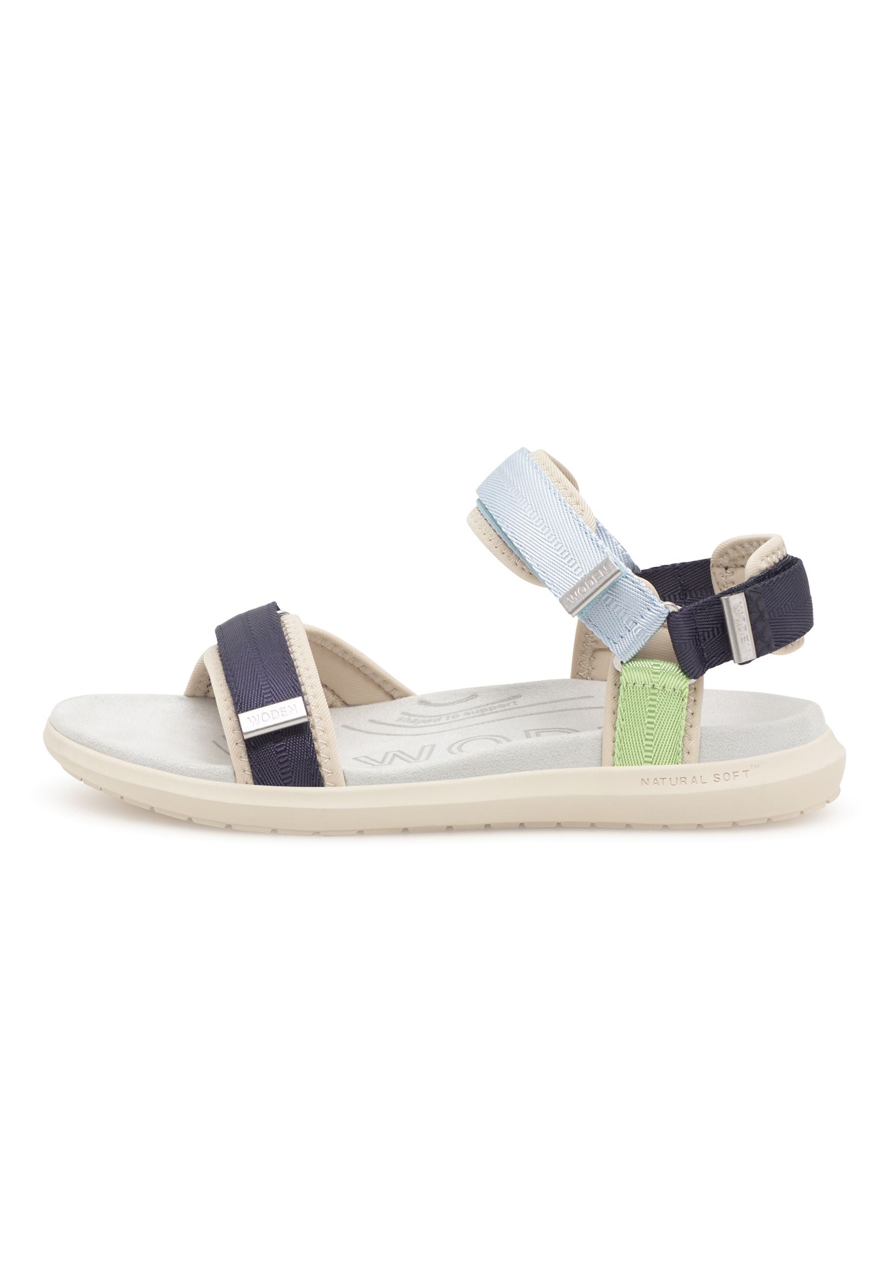 WODEN Damen Sandalen - LINE LITE WL587 - moonstone multi | Bester Preis, bester Style – shoedeal