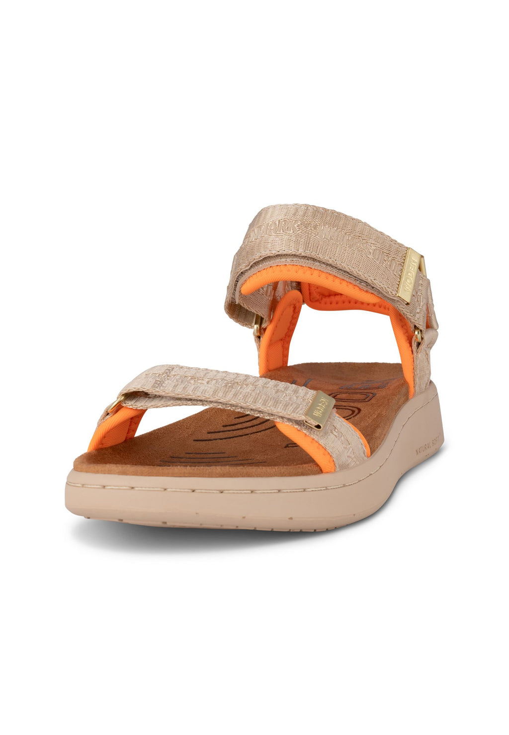 WODEN Damen Sandalen - LINE Heritage WL716 - coffee cream - von links