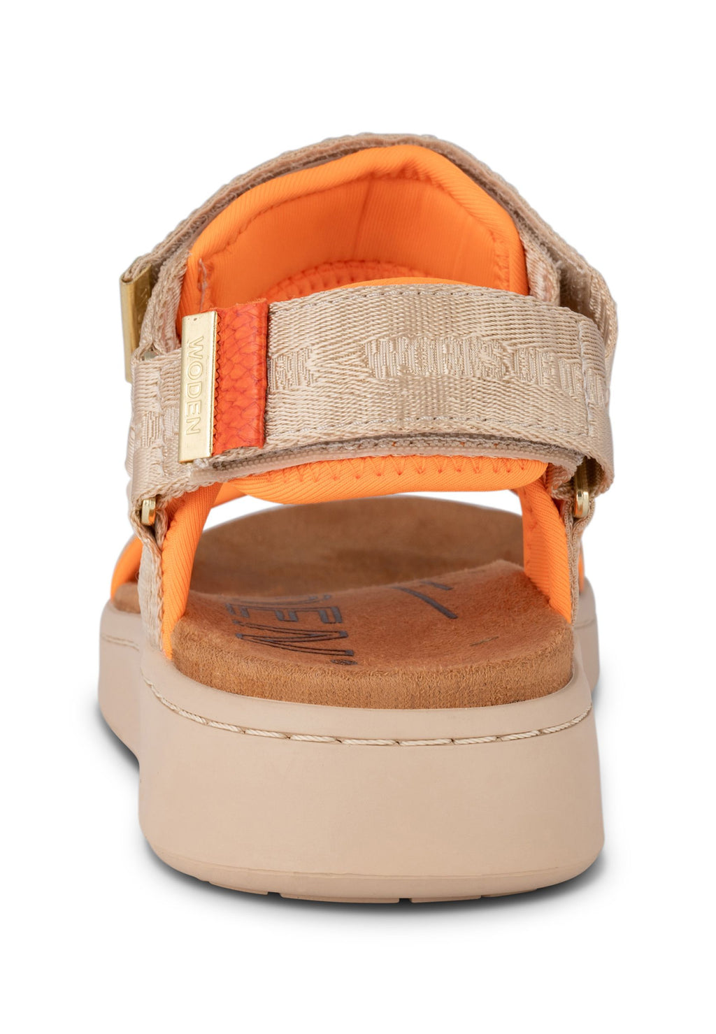 WODEN Damen Sandalen - LINE Heritage WL716 - coffee cream - von vorn