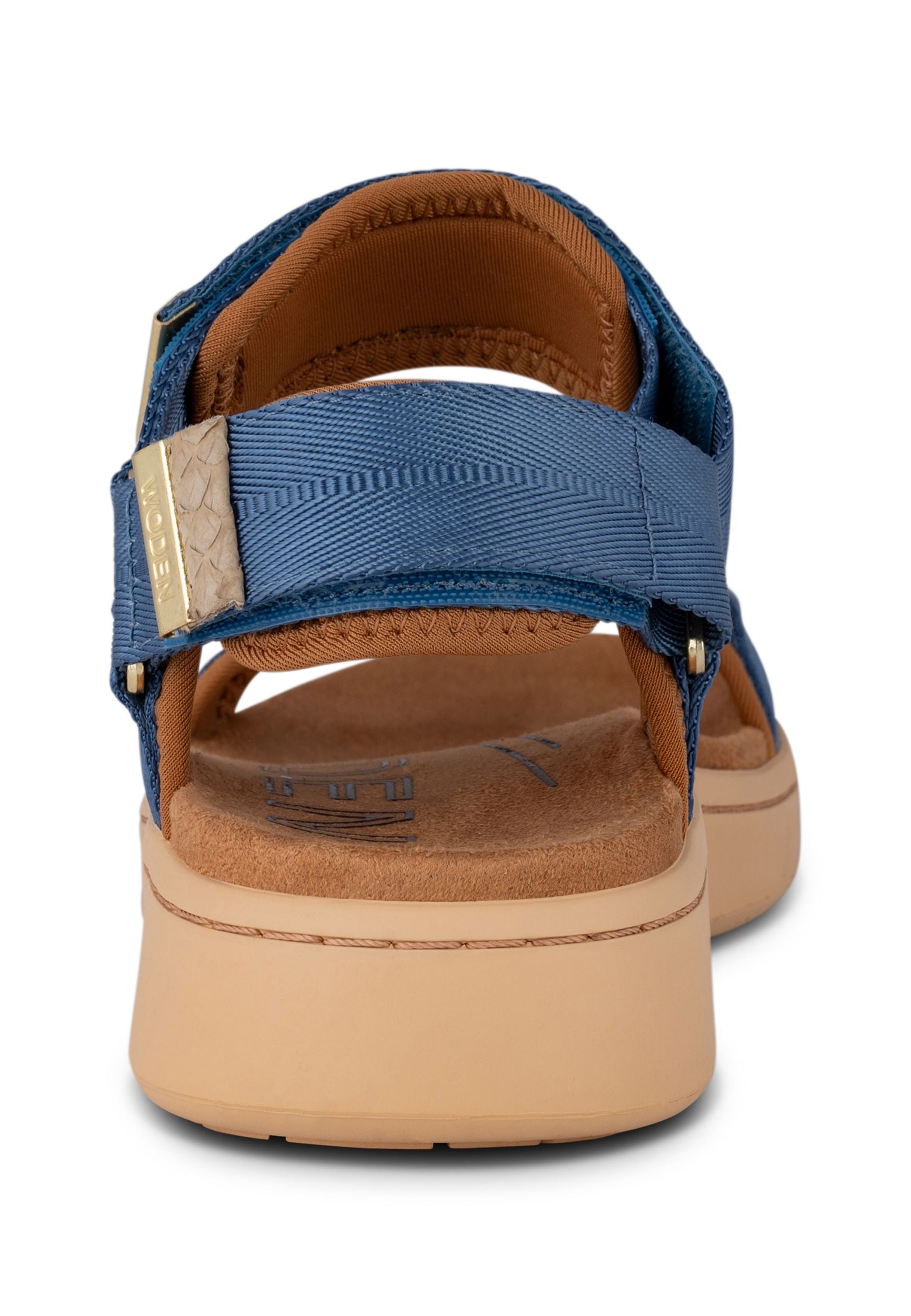 WODEN Damen Sandalen - LINE WL926 - old denim - von vorn