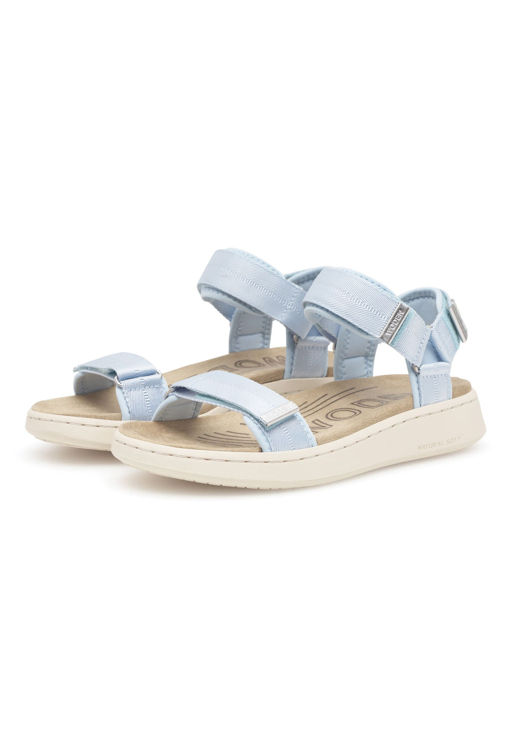 WODEN Damen Sandalen - LINE WL926 - moonstone - von links