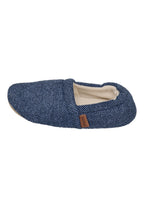 SLIPSTOP Erwachsene Hausschuhe Bootie INDIGO dunkelblau meliert