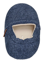SLIPSTOP Erwachsene Hausschuhe Bootie INDIGO dunkelblau meliert