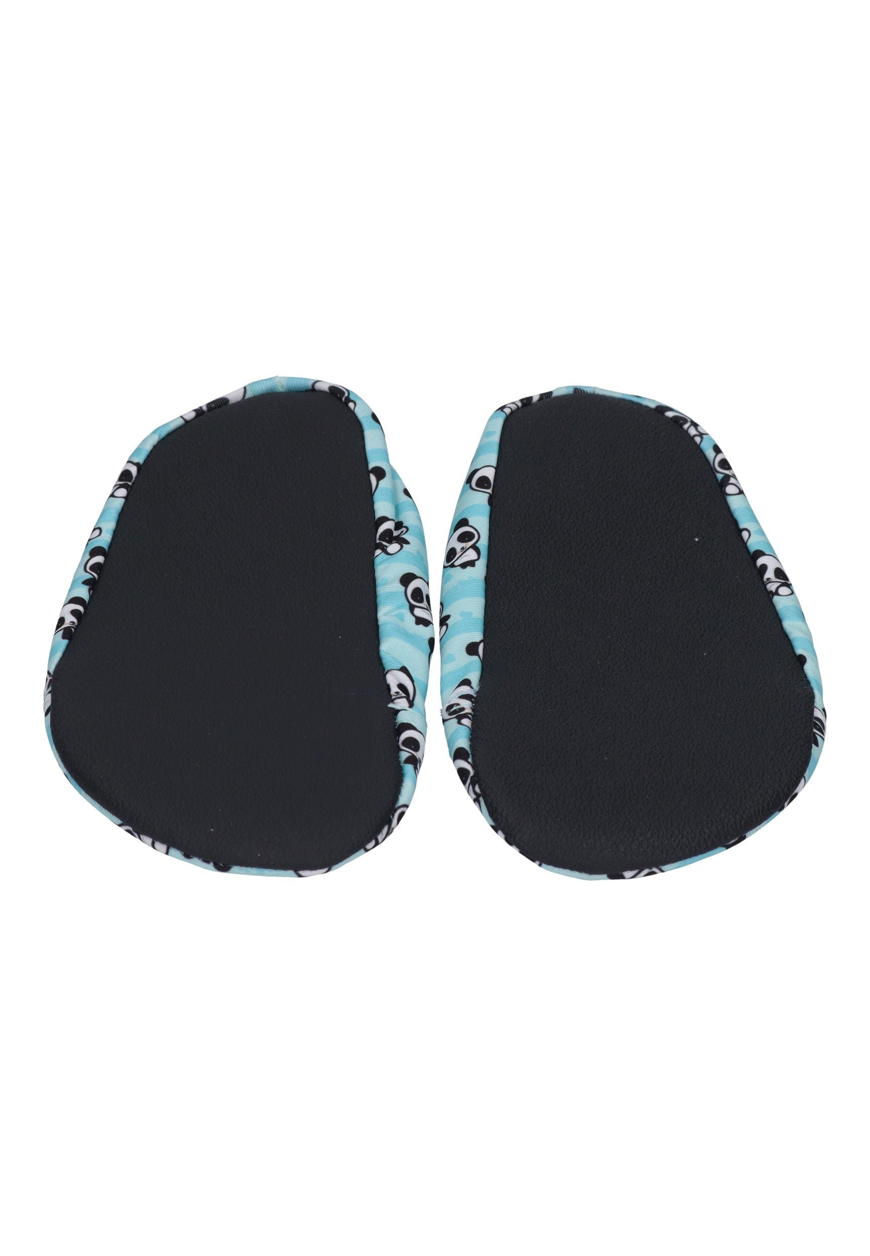 SLIPSTOP Hausschuhe Badeschuhe CUBS BLUE Panda hellblau