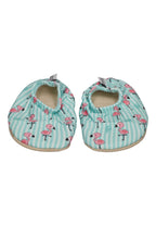 SLIPSTOP Hausschuhe Badeschuhe DILLY Flamingos mint rosa