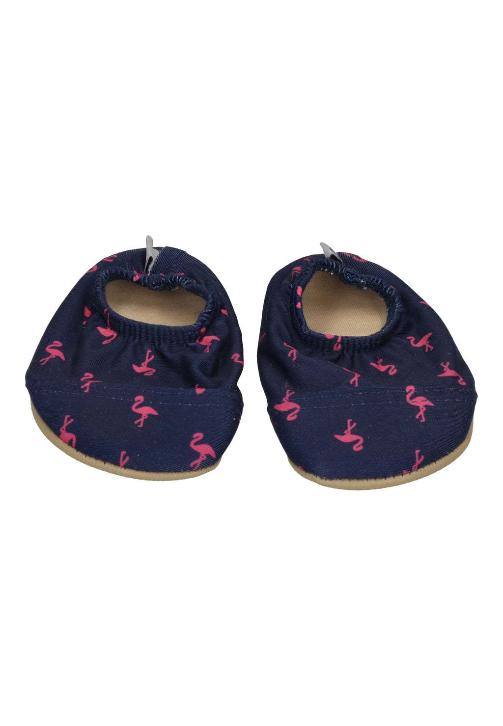 SLIPSTOP Hausschuhe Badeschuhe ELLA Flamingos navy pink