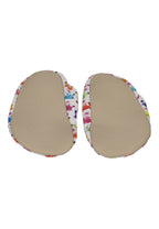 SLIPSTOP Hausschuhe Badeschuhe FUNNY CRABS weiß bunt