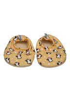 SLIPSTOP Hausschuhe Badeschuhe HAPPY FEET Pinguin yellow