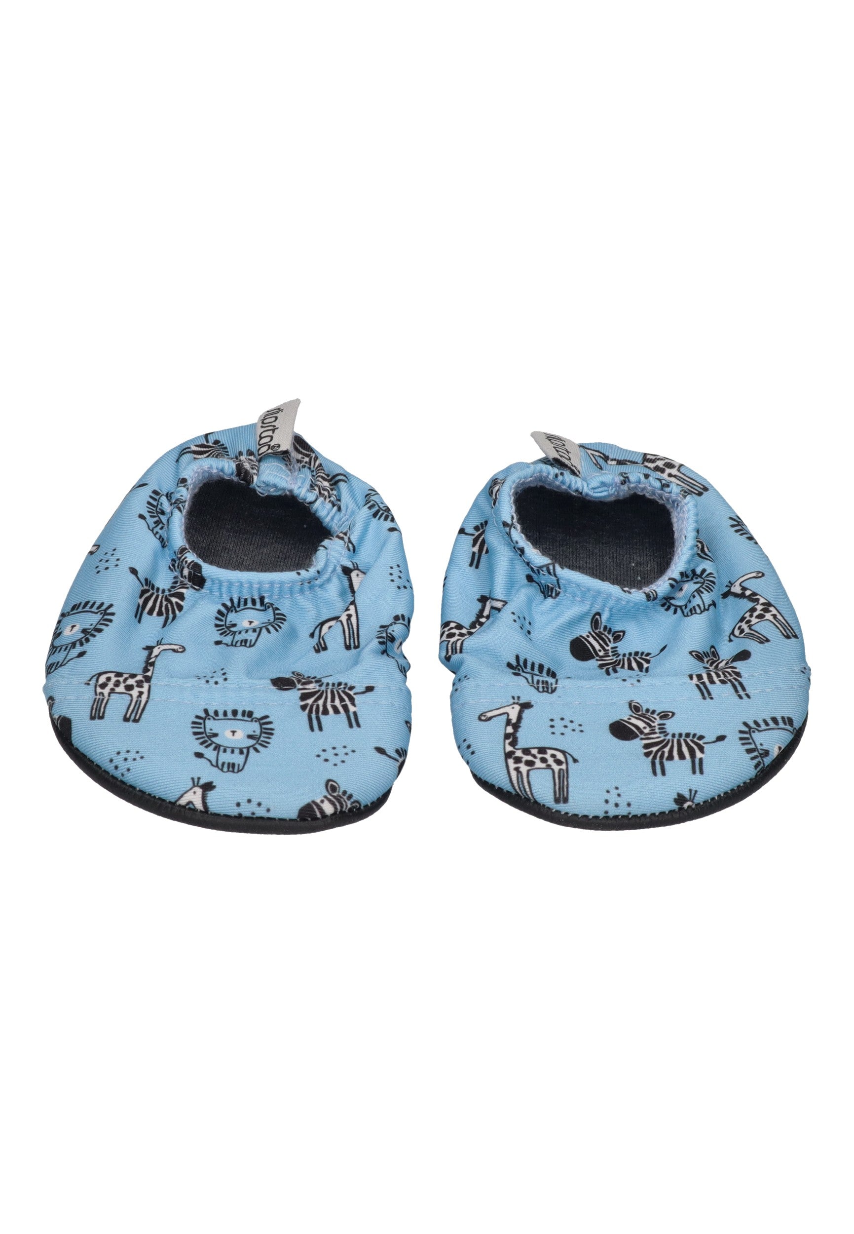 SLIPSTOP Kinder Hausschuhe Badeschuhe AFRICA Tiere blue