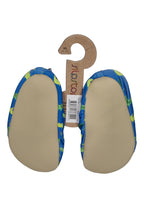 SLIPSTOP Kinder Hausschuhe Badeschuhe - ALLIGATOR blau