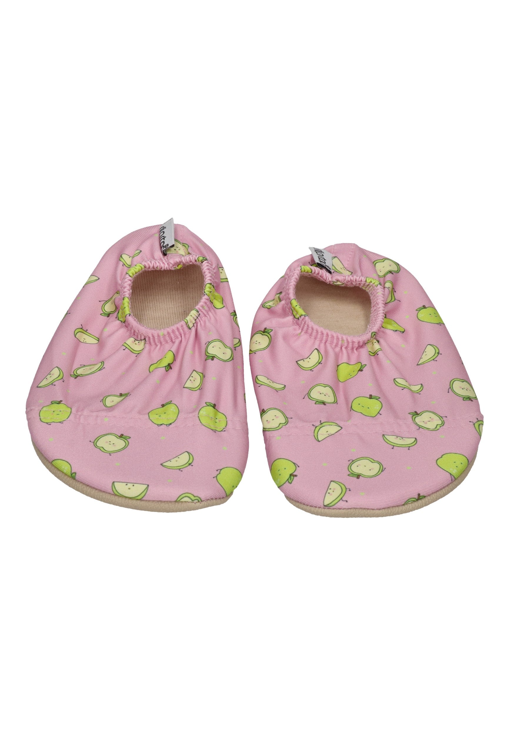 SLIPSTOP Kinder Hausschuhe Badeschuhe APPLE rose yellow
