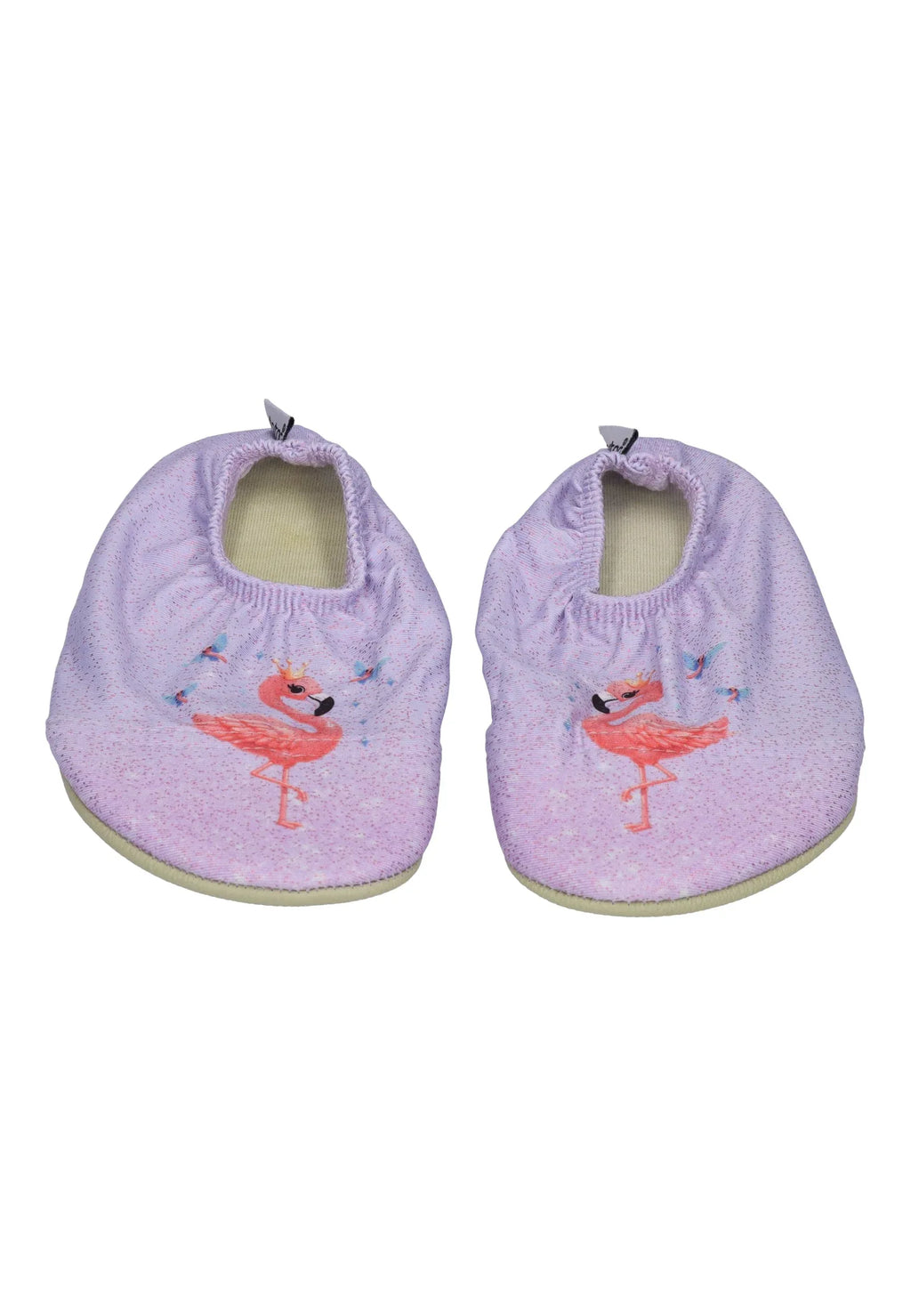 SLIPSTOP Kinder Hausschuhe Badeschuhe April Flamingo flieder