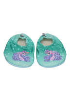 SLIPSTOP Kinder Hausschuhe Badeschuhe BELLISIMA Einhorn türkis