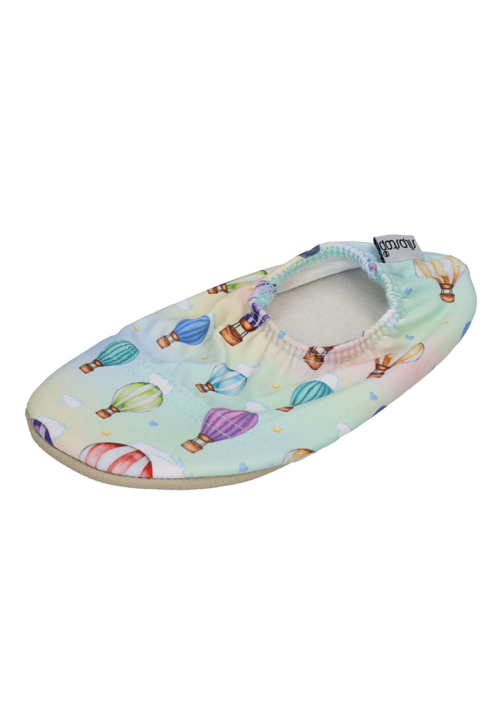 SLIPSTOP Kinder Hausschuhe Badeschuhe CAPPADOCIA Ballon rainbow