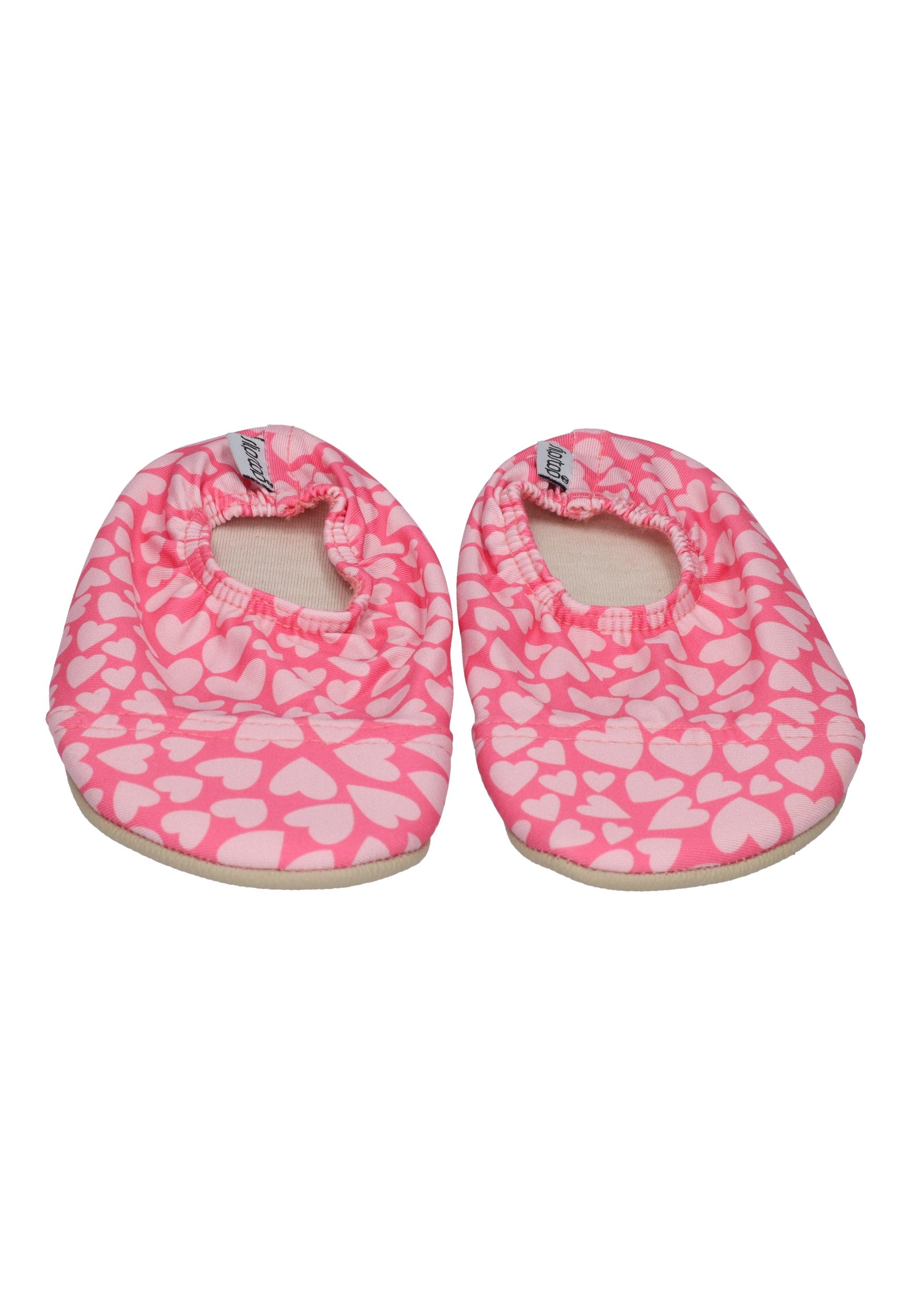SLIPSTOP Kinder Hausschuhe Badeschuhe CHERISH Herzen Rosa
