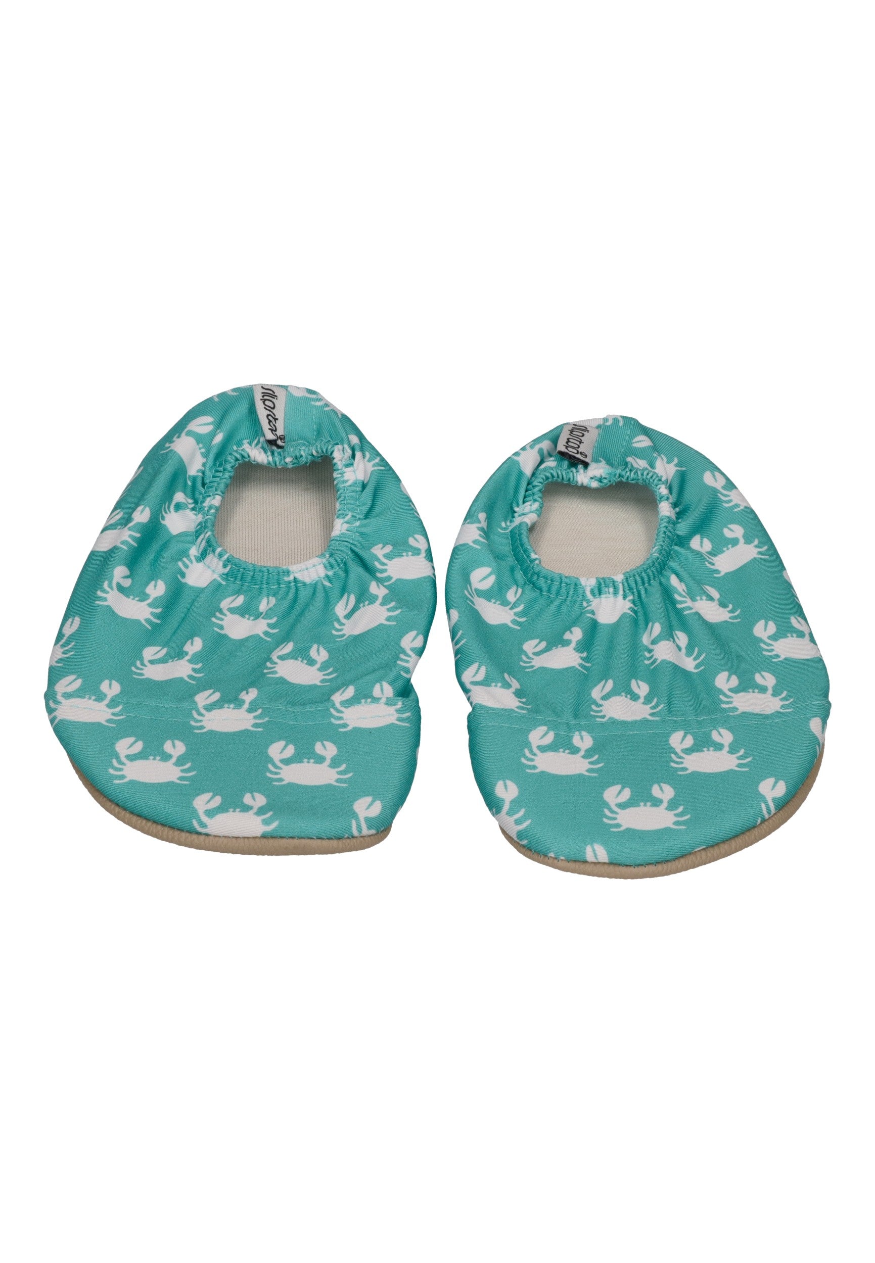 SLIPSTOP Kinder Hausschuhe Badeschuhe CLAMPS Krabbe green