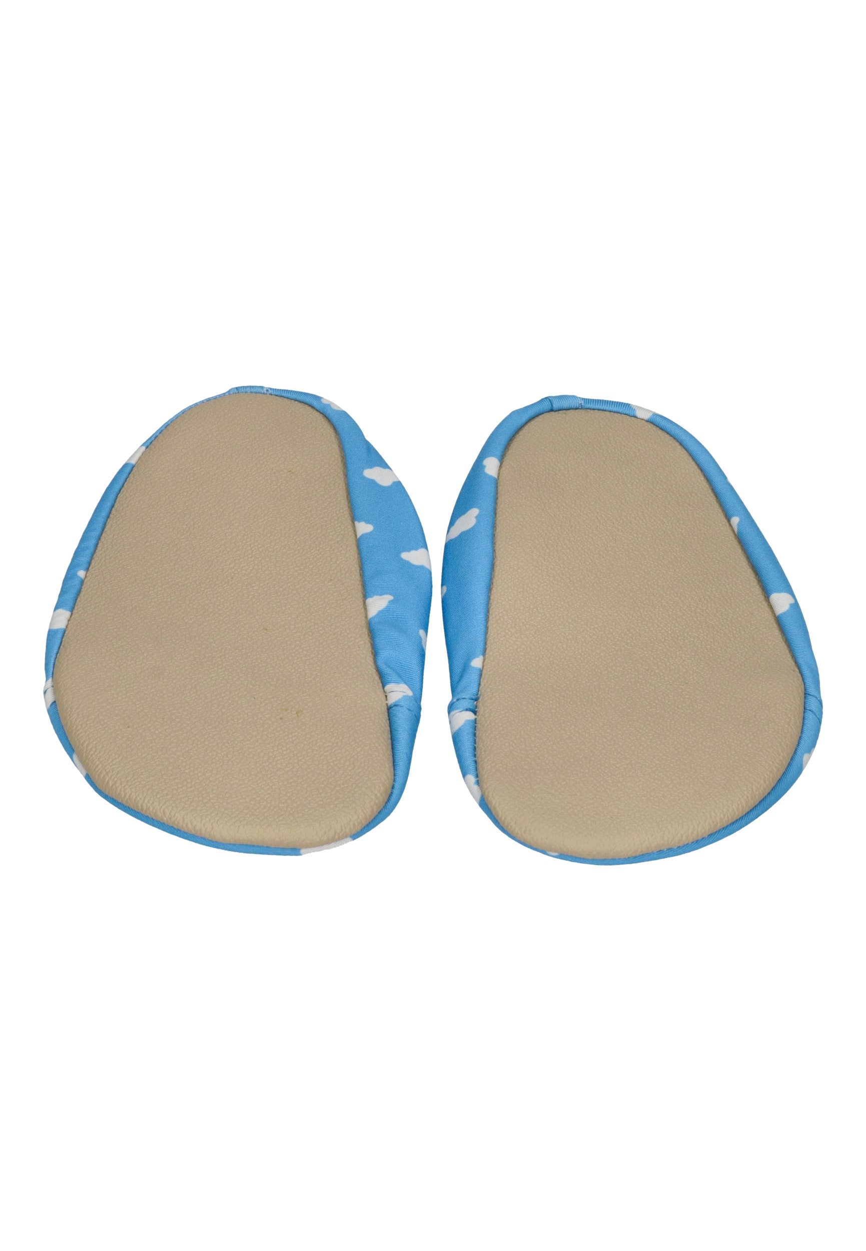 SLIPSTOP Kinder Hausschuhe Badeschuhe CLOUDS Wolke blue