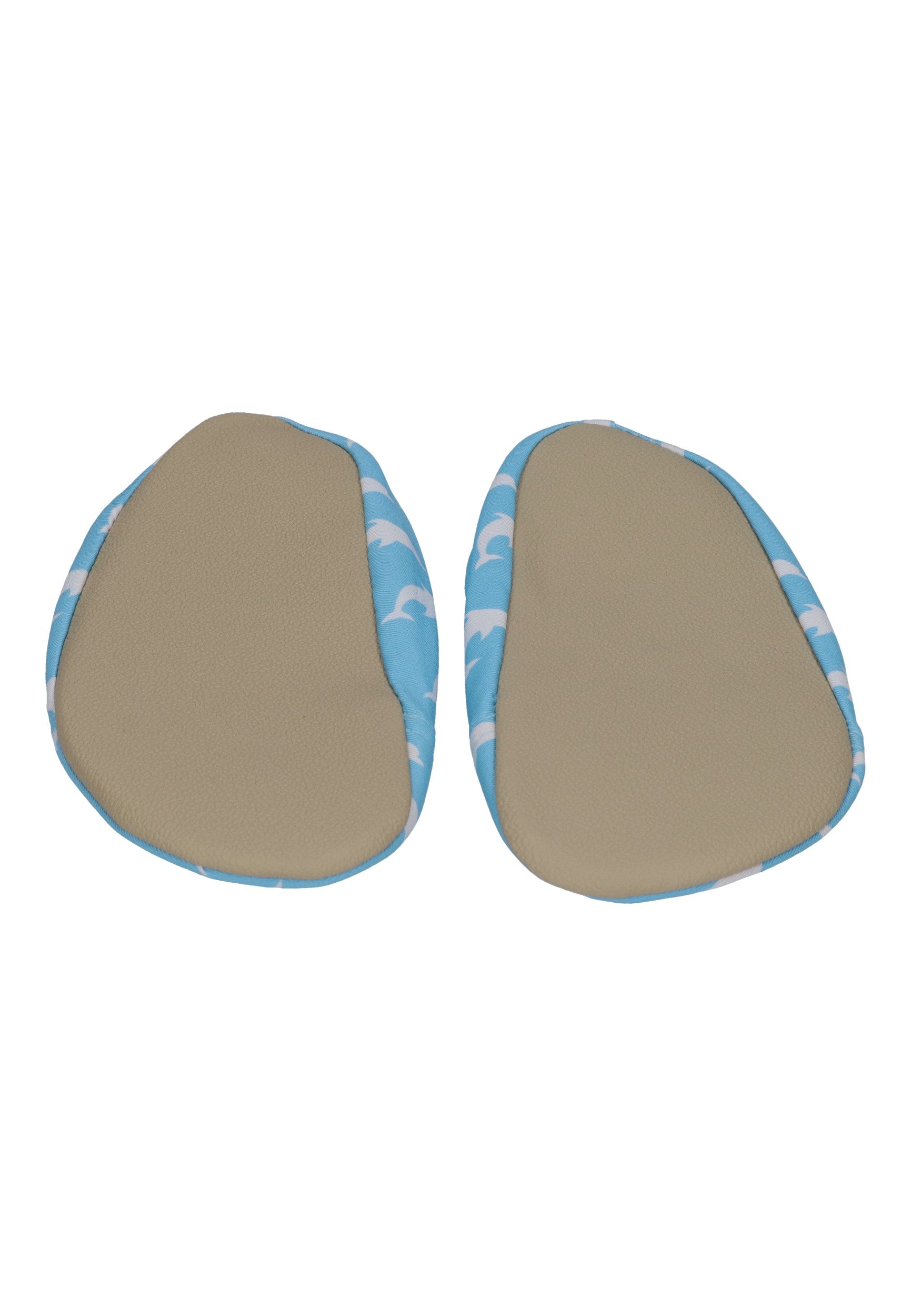 SLIPSTOP Kinder Hausschuhe Badeschuhe DORADO Delfine Hellblau