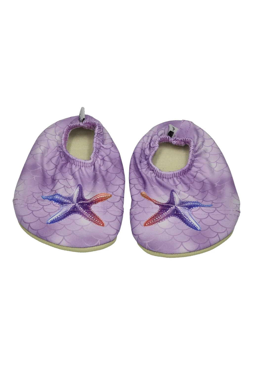 SLIPSTOP Kinder Hausschuhe Badeschuhe Delicate Seestern lila