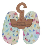 SLIPSTOP Kinder Hausschuhe Badeschuhe FLAMENCO Flamingos Bunt