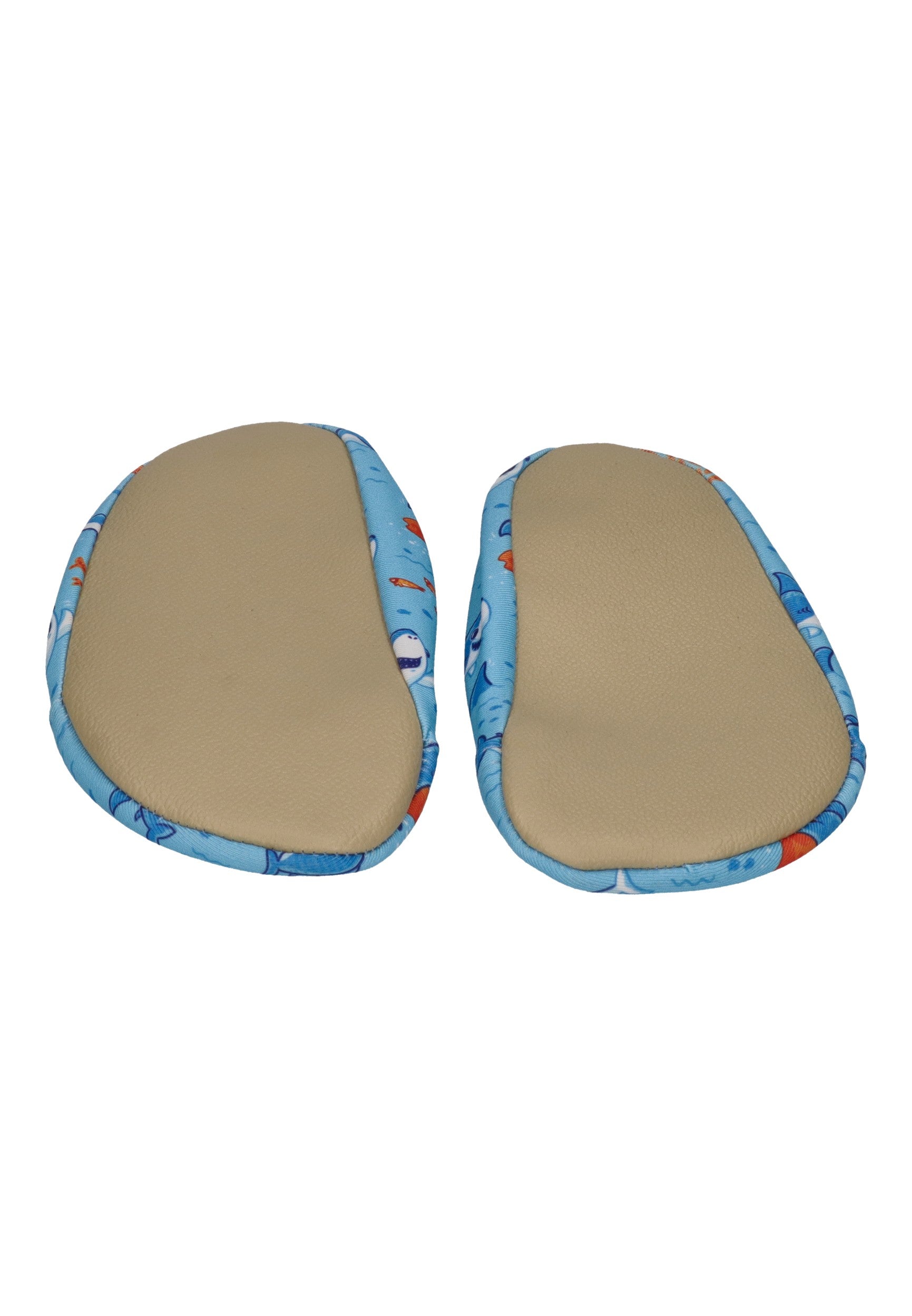SLIPSTOP Kinder Hausschuhe Badeschuhe FREDDY Hai blau