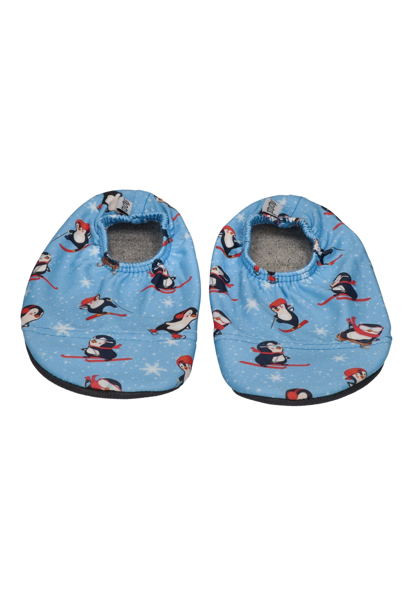 SLIPSTOP Kinder Hausschuhe Badeschuhe HILARIOUS hellblau