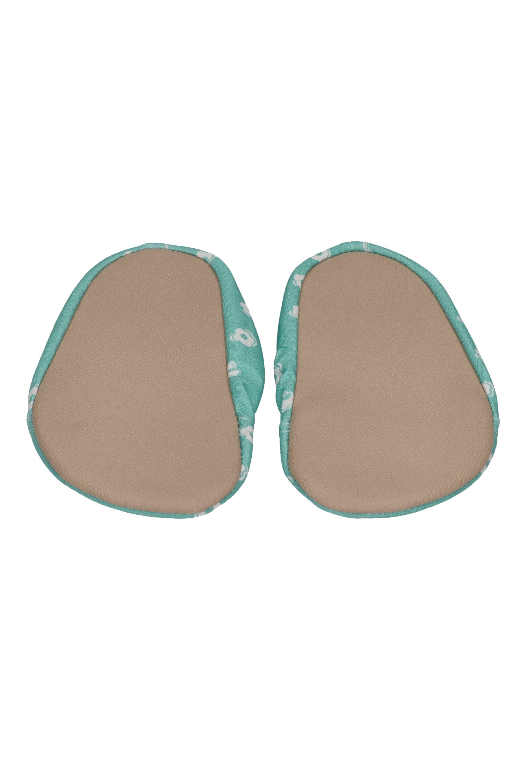SLIPSTOP Kinder Hausschuhe Badeschuhe MARGARITA Blume türkis