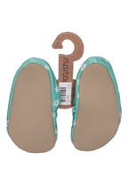 SLIPSTOP Kinder Hausschuhe Badeschuhe MARGARITA Blume türkis