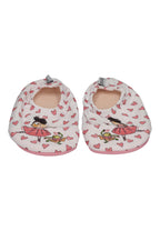 SLIPSTOP Kinder Hausschuhe Badeschuhe MEGHAN Ballerina white
