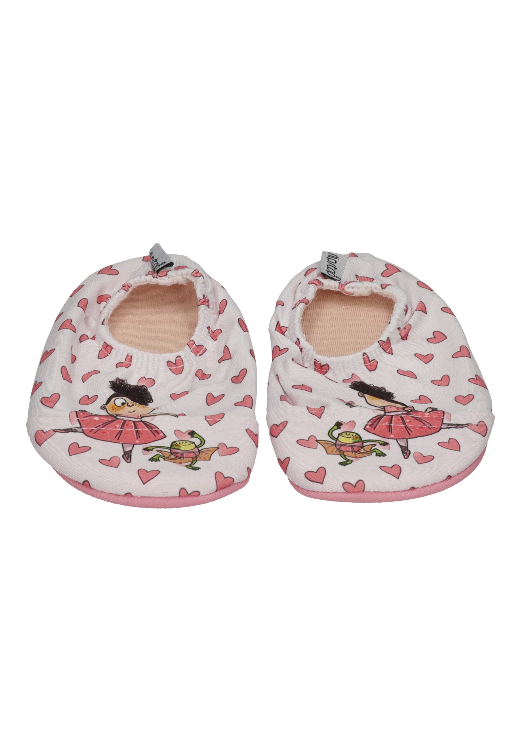 SLIPSTOP Kinder Hausschuhe Badeschuhe MEGHAN Ballerina white