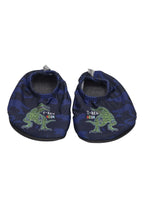 SLIPSTOP Kinder Hausschuhe Badeschuhe MIGHTY Dino Blau