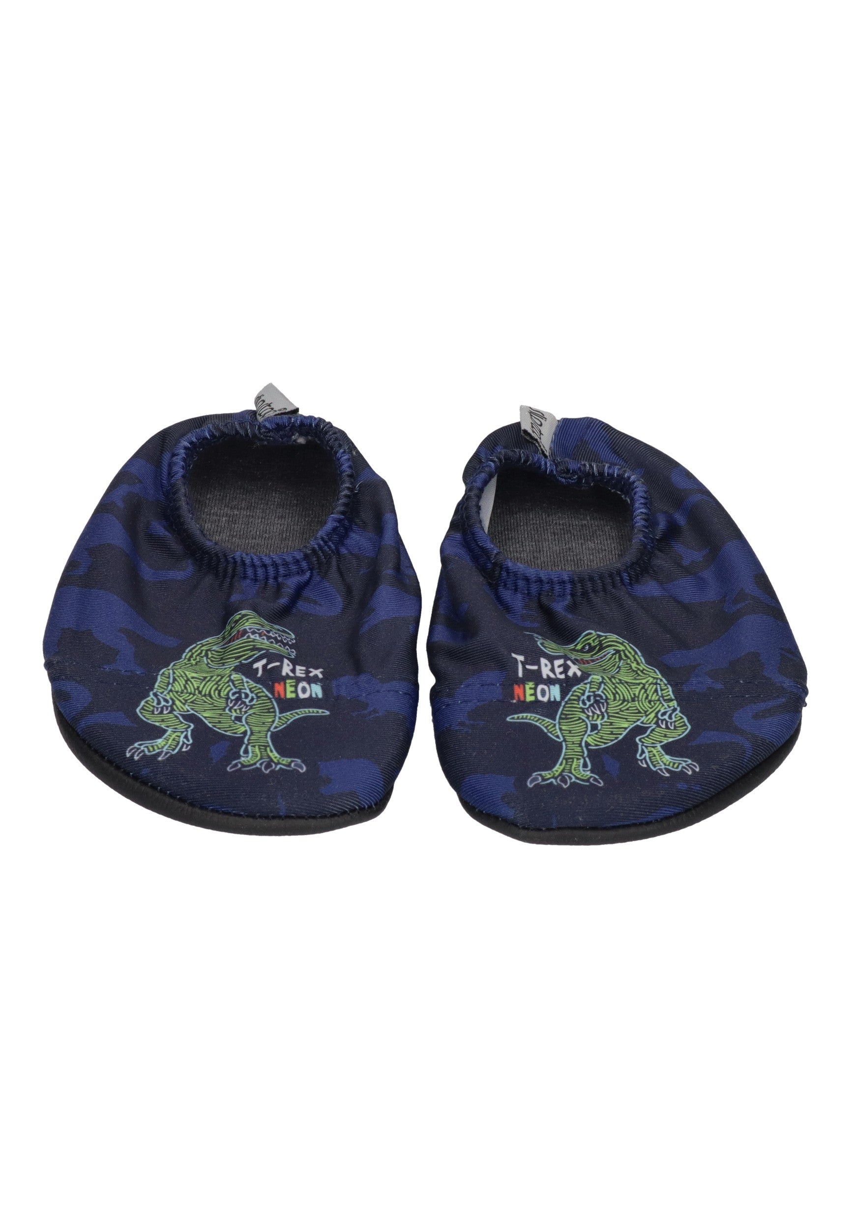 SLIPSTOP Kinder Hausschuhe Badeschuhe MIGHTY Dino Blau