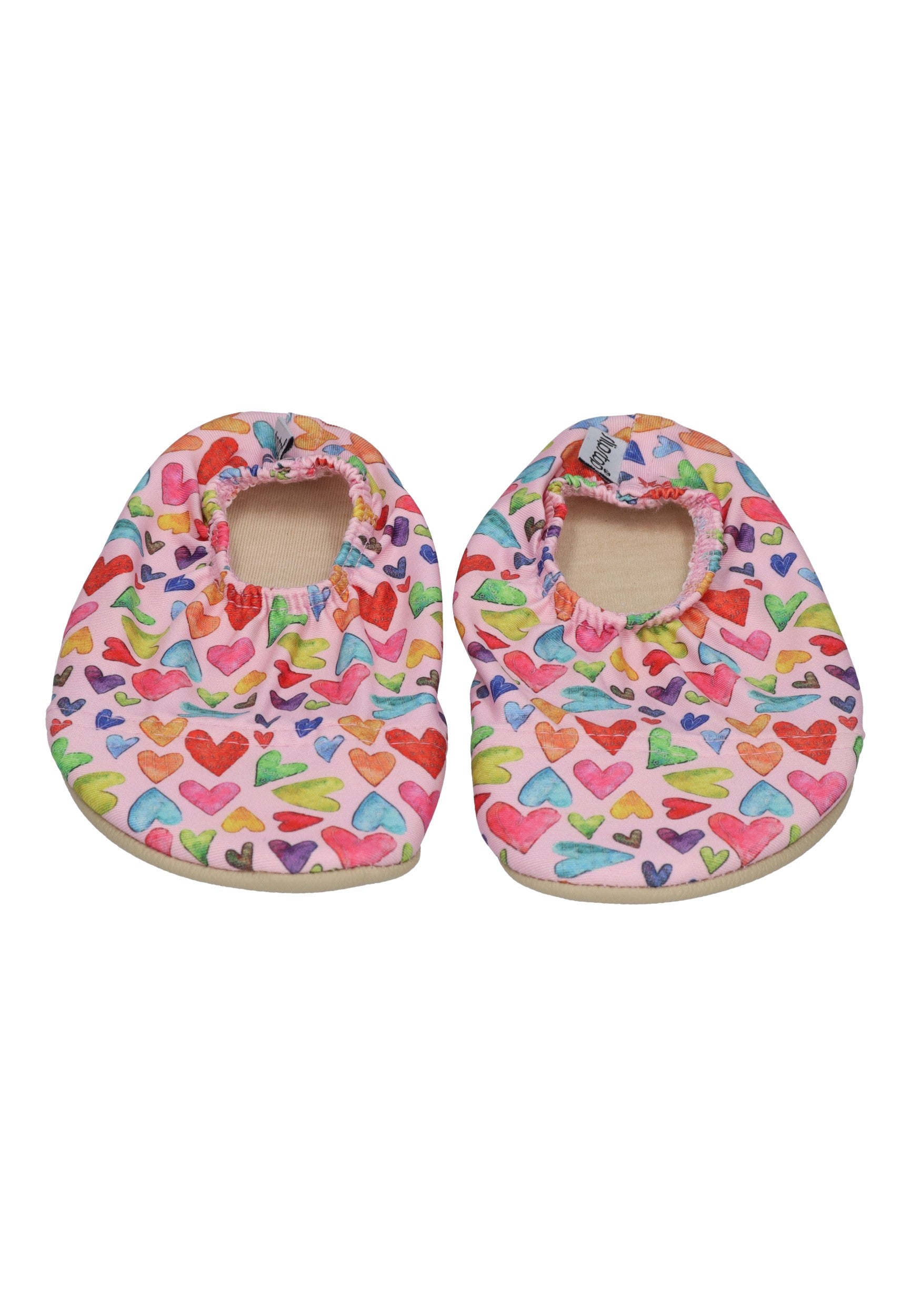 SLIPSTOP Kinder Hausschuhe Badeschuhe MINTY - Herzchen
