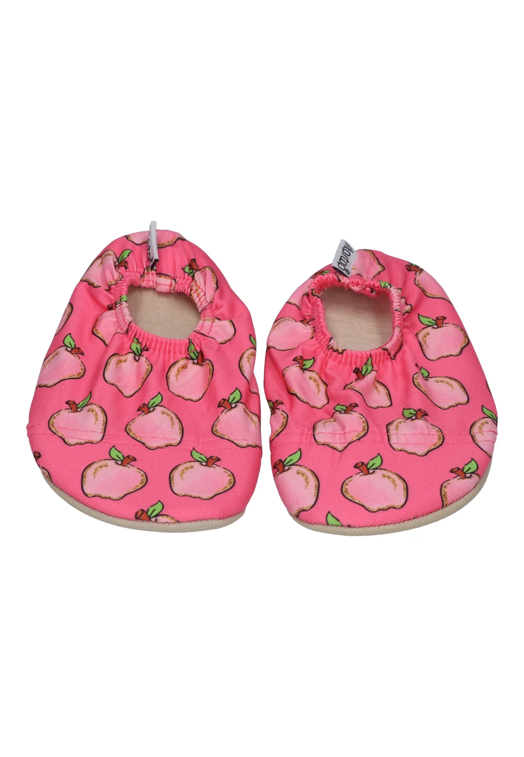 SLIPSTOP Kinder Hausschuhe Badeschuhe Mabel Apfel pink