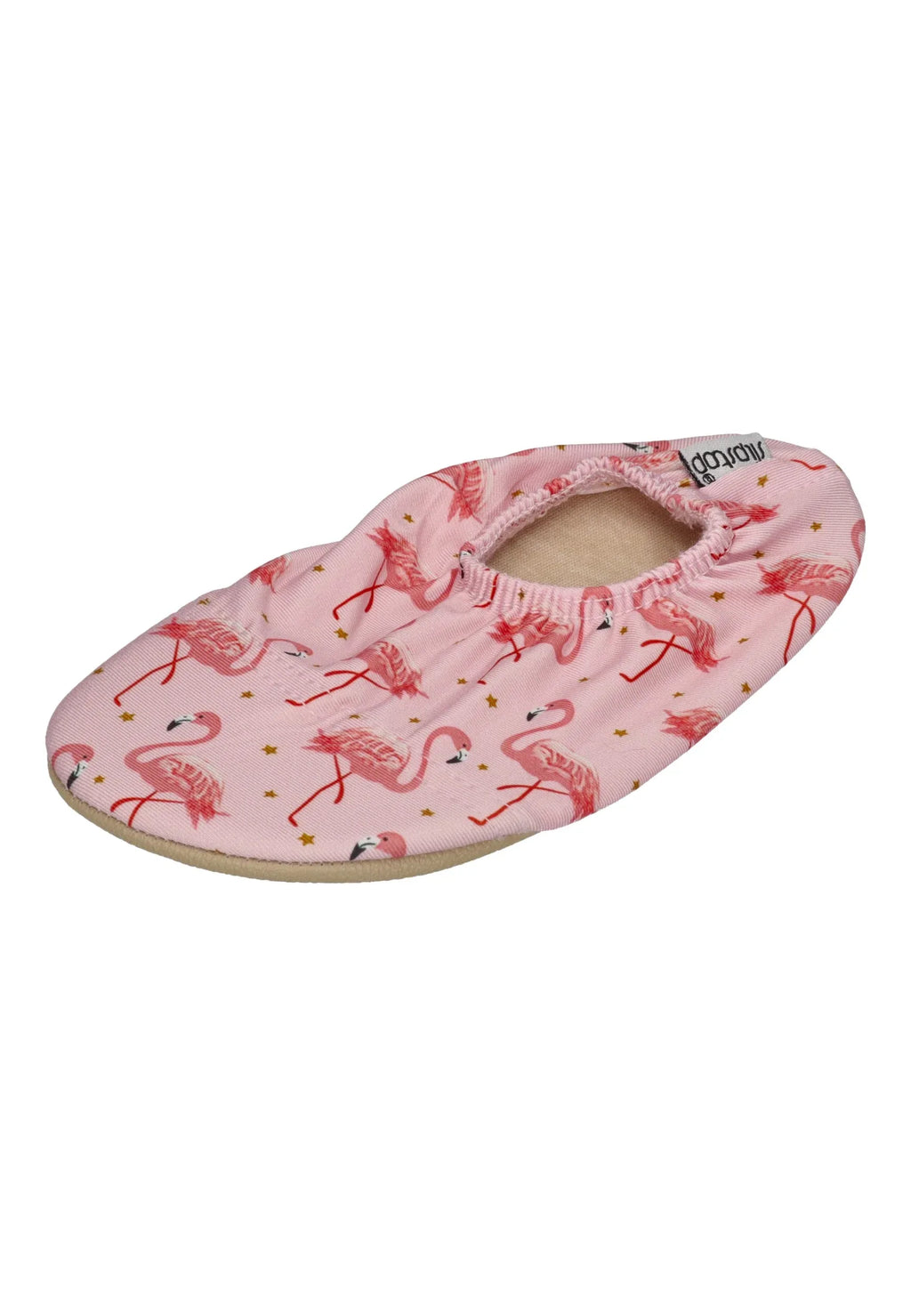 SLIPSTOP Kinder Hausschuhe Badeschuhe May Flamingos rosa