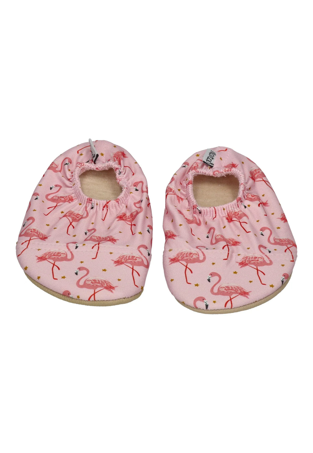 SLIPSTOP Kinder Hausschuhe Badeschuhe May Flamingos rosa