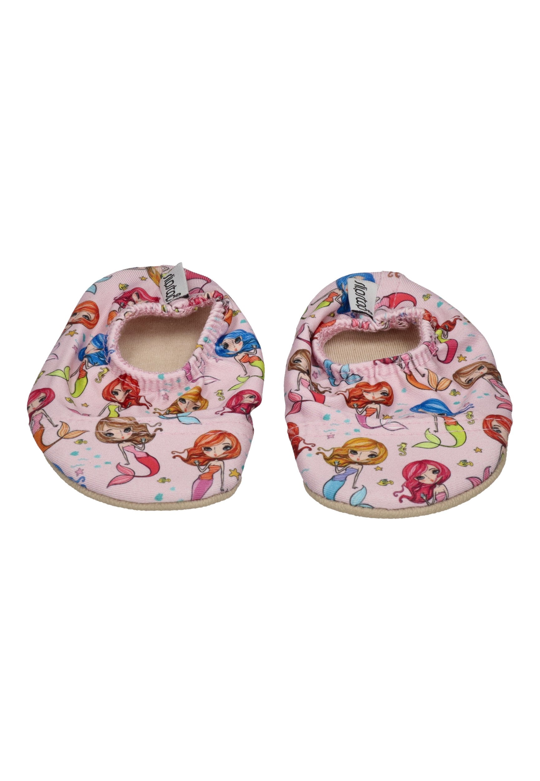 SLIPSTOP Kinder Hausschuhe Badeschuhe NIXE - rosa bunt