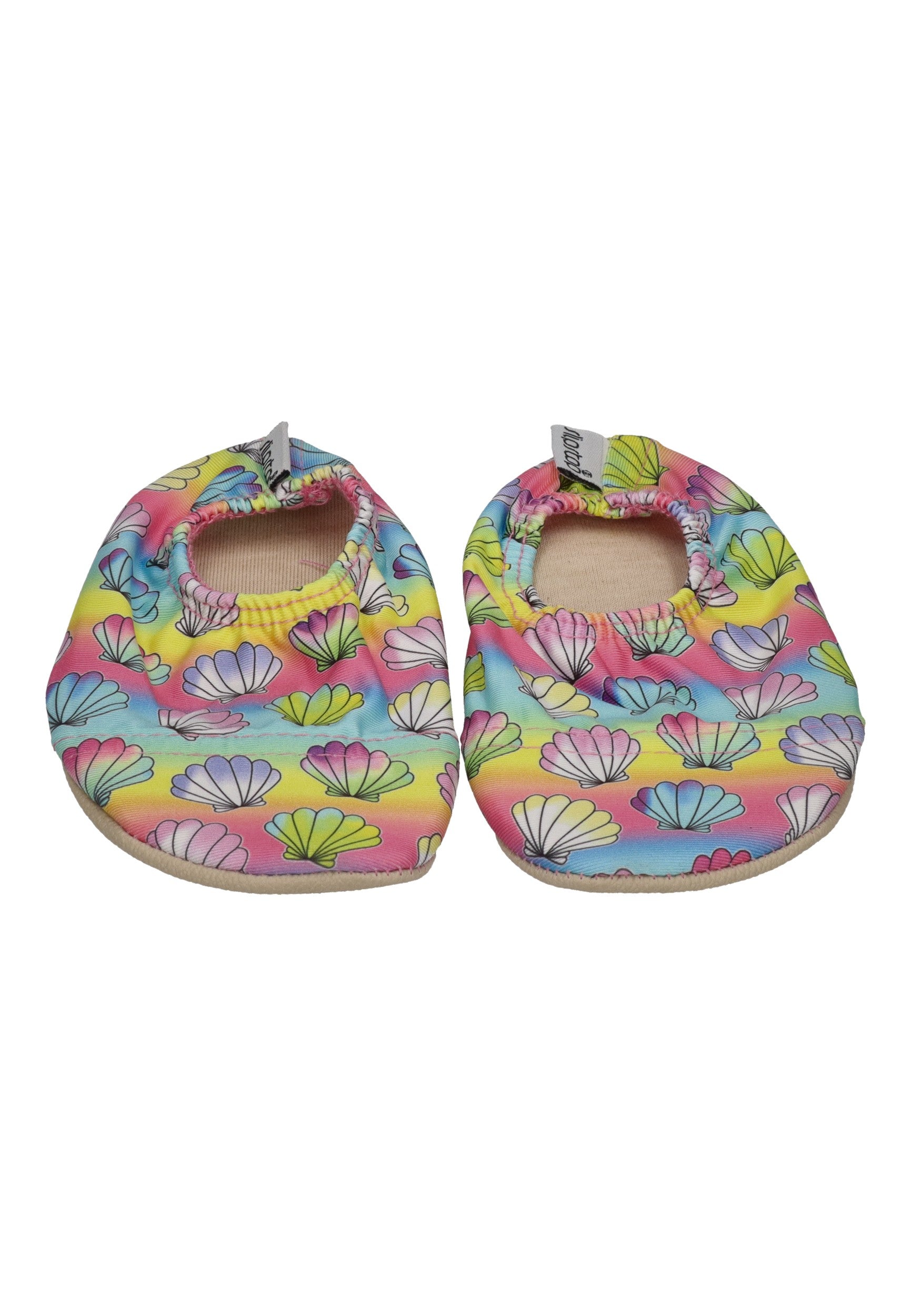 SLIPSTOP Kinder Hausschuhe Badeschuhe OYSTER - rainbow