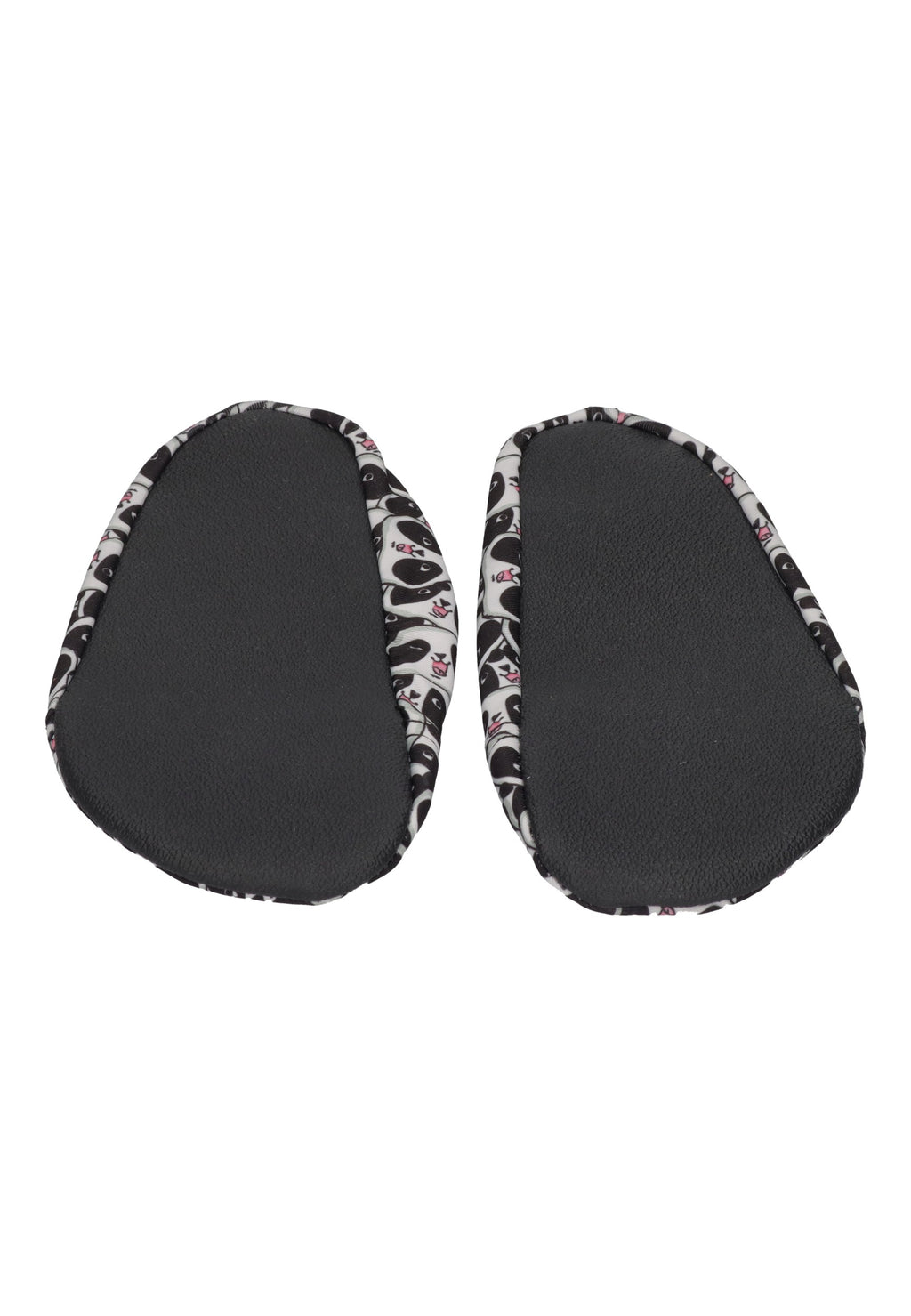 SLIPSTOP Kinder Hausschuhe Badeschuhe PANDA black white