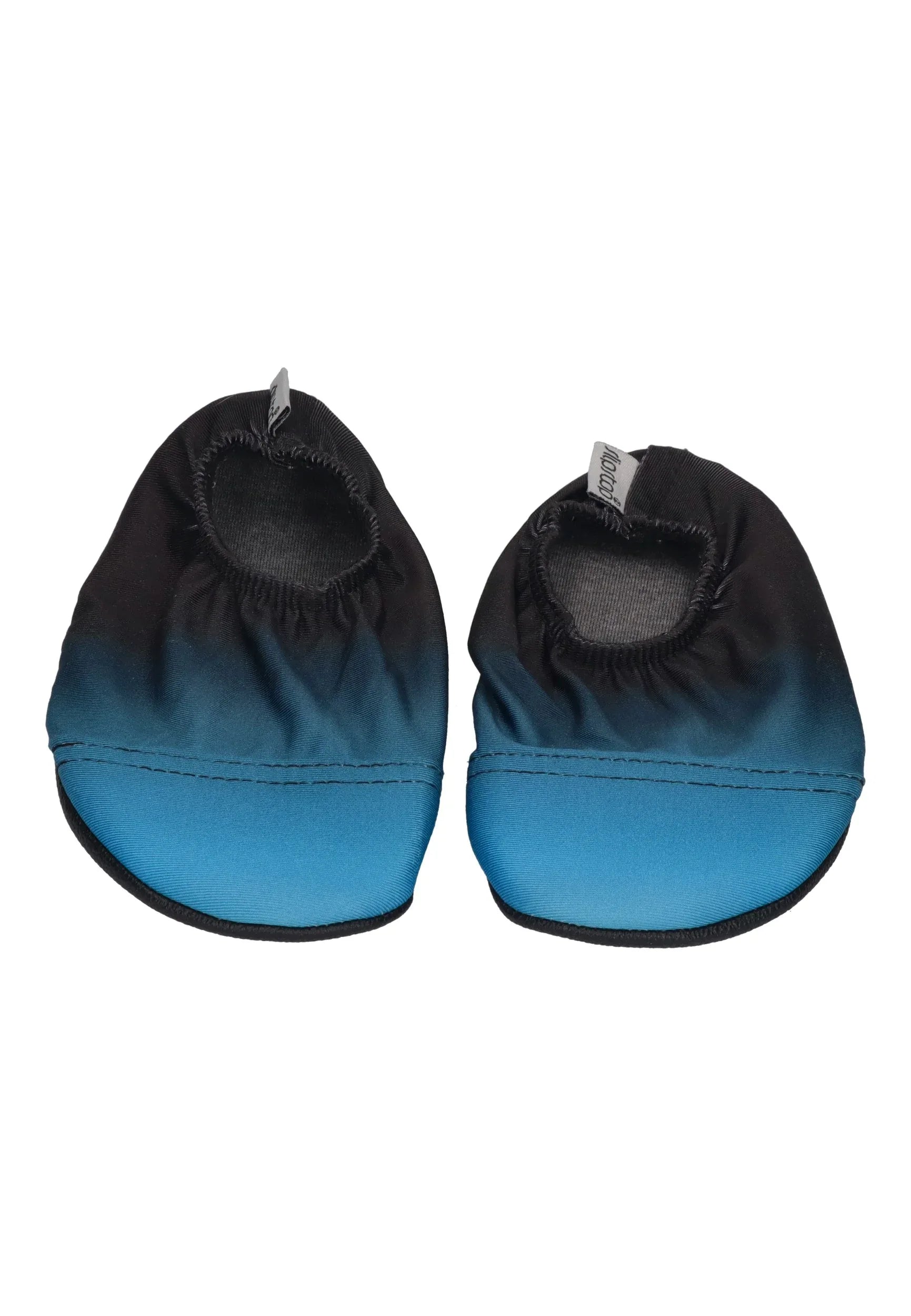 SLIPSTOP Kinder Hausschuhe Badeschuhe Pedro Farbverlauf blau