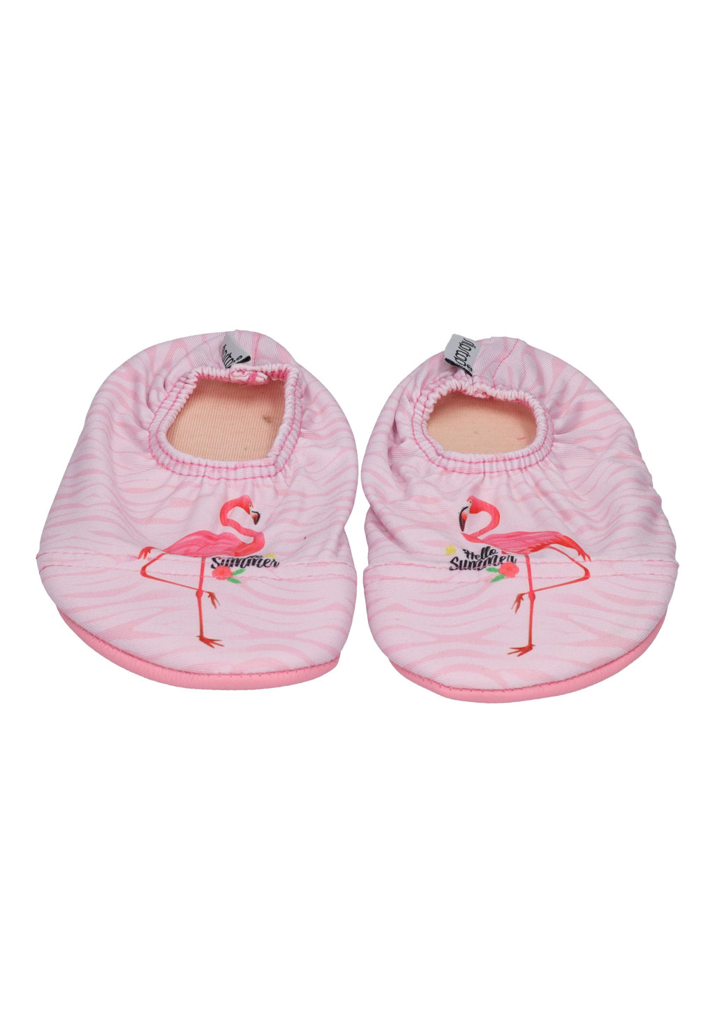 SLIPSTOP Kinder Hausschuhe Badeschuhe ROMANTIK Flamingo rosa