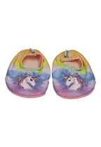 SLIPSTOP Kinder Hausschuhe Badeschuhe ROYAL Einhorn bunt