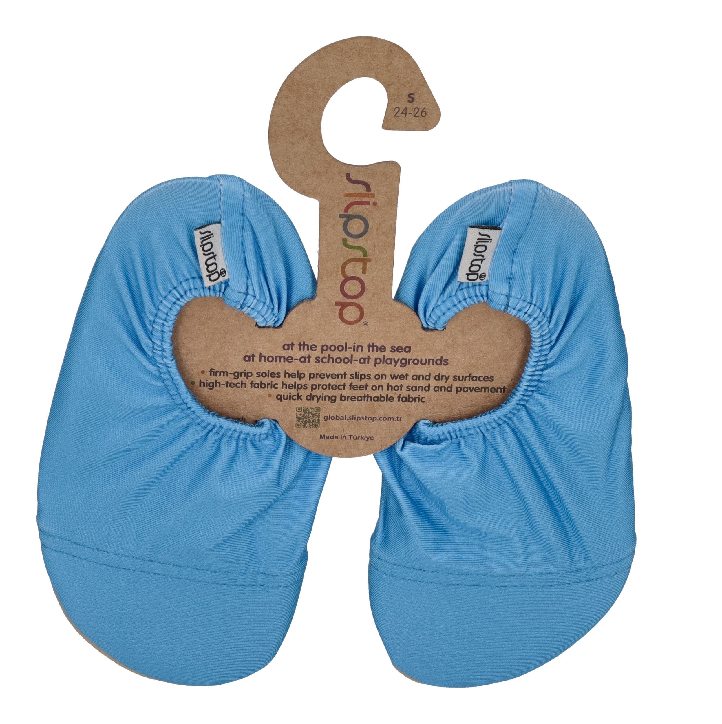 SLIPSTOP Kinder Hausschuhe Badeschuhe SAPPHIRE Blau