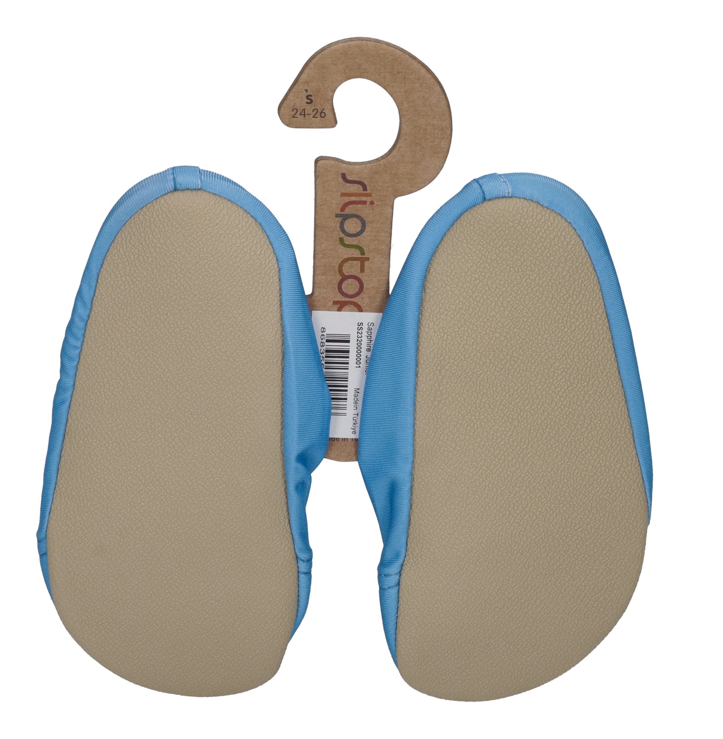 SLIPSTOP Kinder Hausschuhe Badeschuhe SAPPHIRE Blau