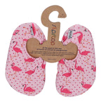 SLIPSTOP Kinder Hausschuhe Badeschuhe SISI Flamingos Rosa