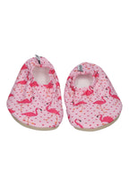 SLIPSTOP Kinder Hausschuhe Badeschuhe SISI Flamingos Rosa