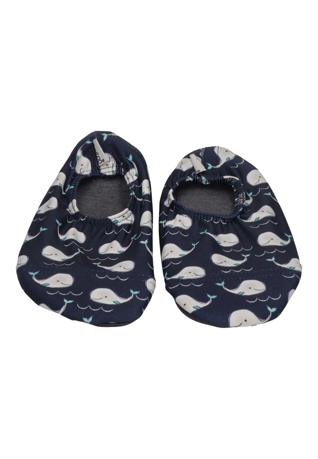 SLIPSTOP Kinder Hausschuhe Badeschuhe WILLY Wal blau