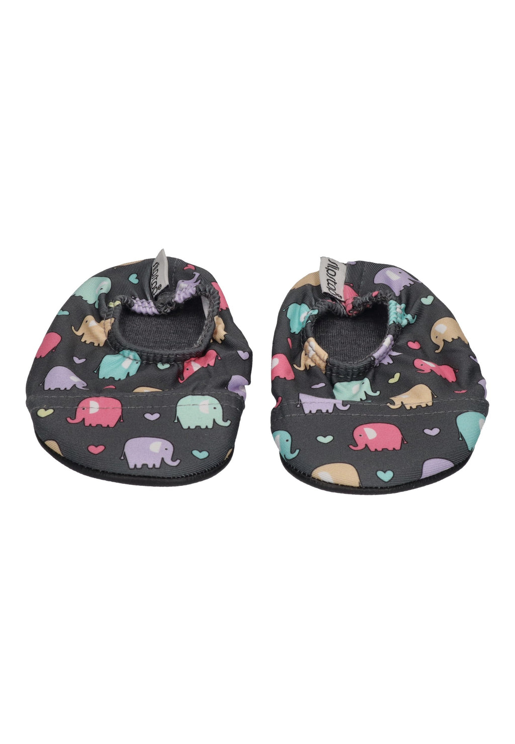SLIPSTOP Kinder Hausschuhe Badeschuhe WINNIE Elefant black