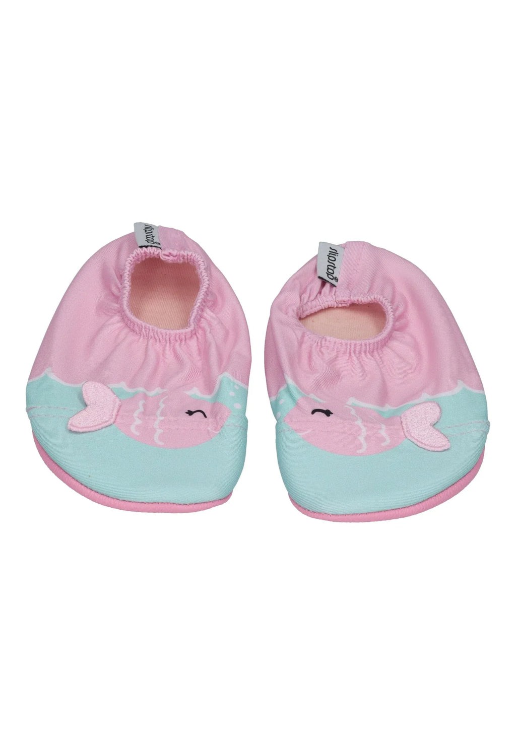 SLIPSTOP Kinder Hausschuhe Badeschuhe Yoyo rosa türkis