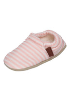 SLIPSTOP Kinder Hausschuhe Bootie BREEZE rosa gestreift